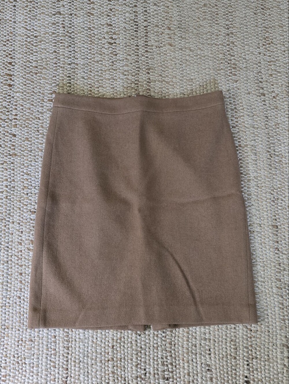 J.Crew Classic Camel Wool Blend Pencil Skirt